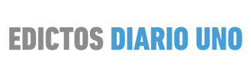 Publicar en Edictos Diario Uno